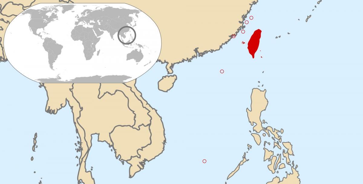 Taiwan globale kaart