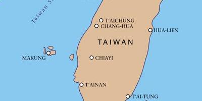Taiwan internasionale lughawe kaart