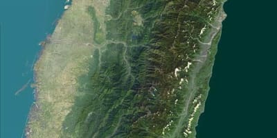 Kaart van Taiwan satelliet